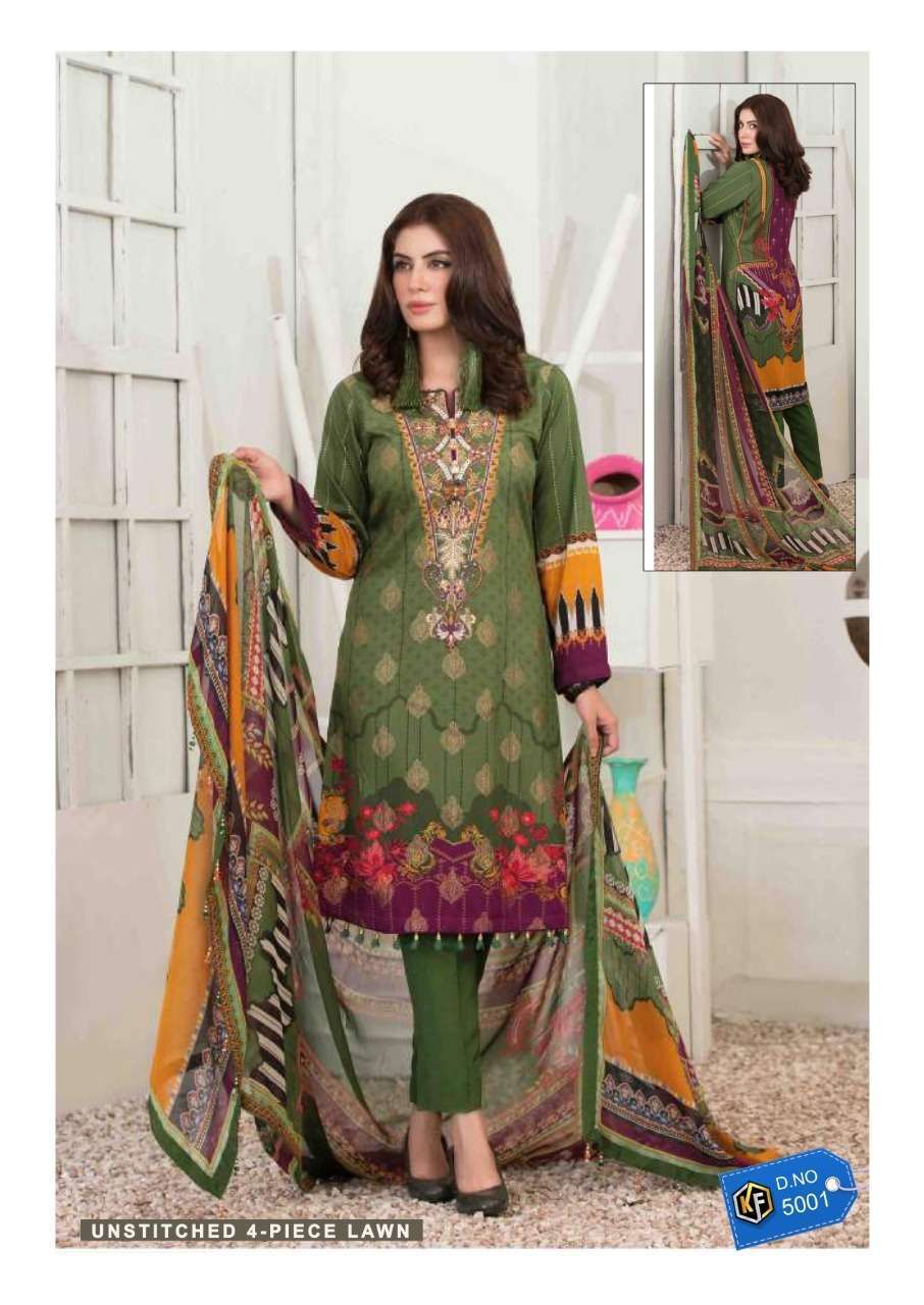 KEVAL FAB SOBIA NAZIR LUXURY LAWN VOL 5