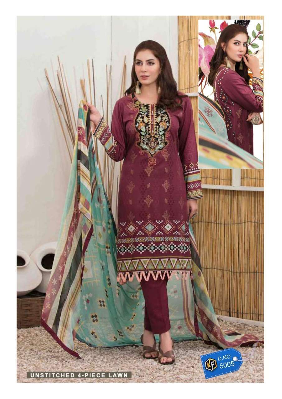 KEVAL FAB SOBIA NAZIR LUXURY LAWN VOL 5