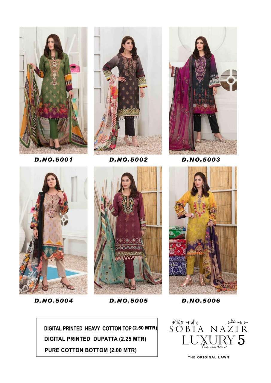 KEVAL FAB SOBIA NAZIR LUXURY LAWN VOL 5