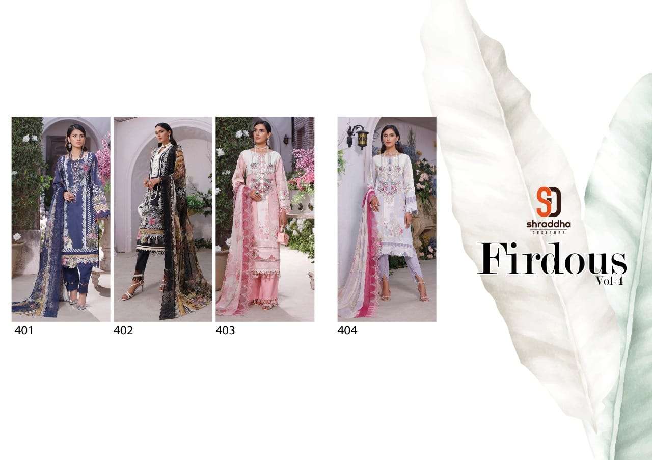 SHARADDHA DESIGNER FIRDOUS VOL 4 