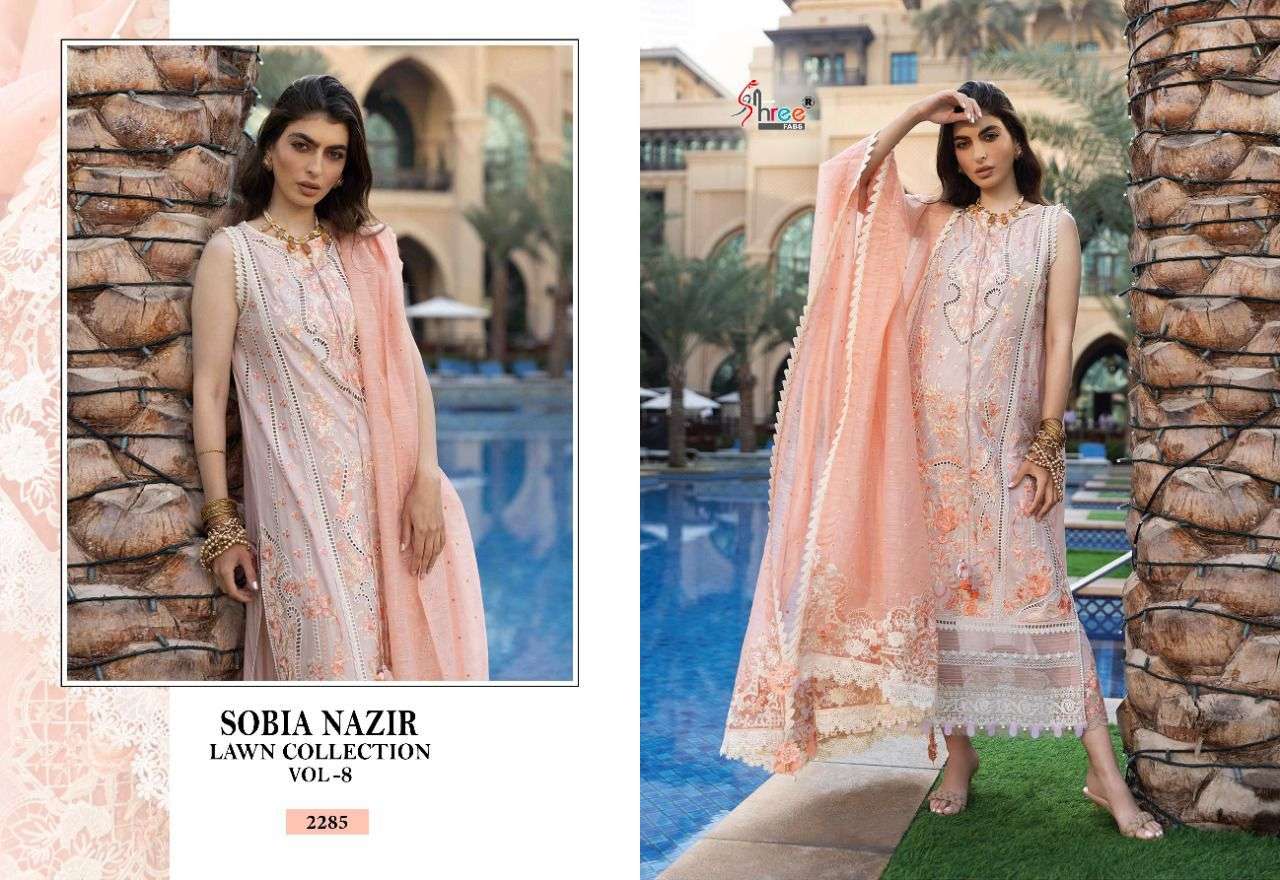 SHREE FABS SOBIA NAZIR LAWN COLLECTION VOL 8 