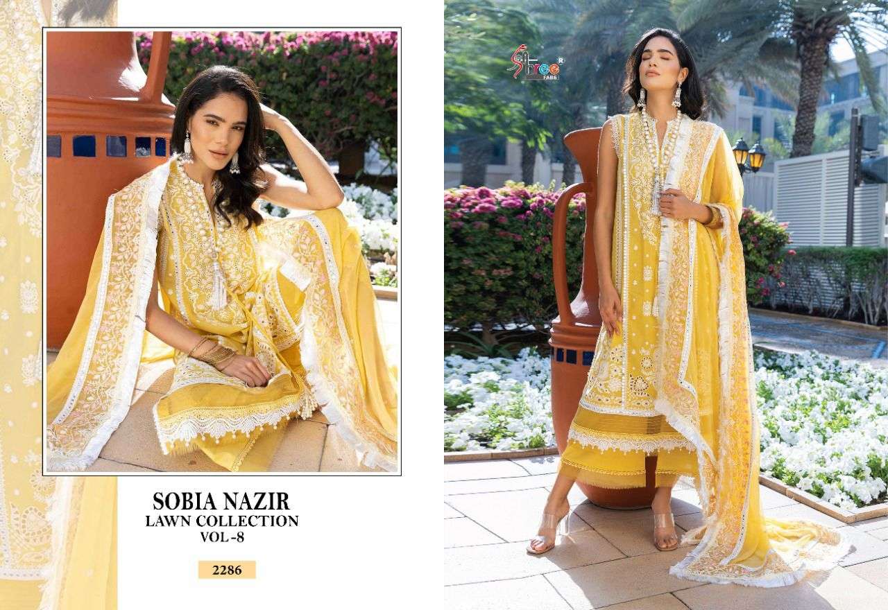 SHREE FABS SOBIA NAZIR LAWN COLLECTION VOL 8 