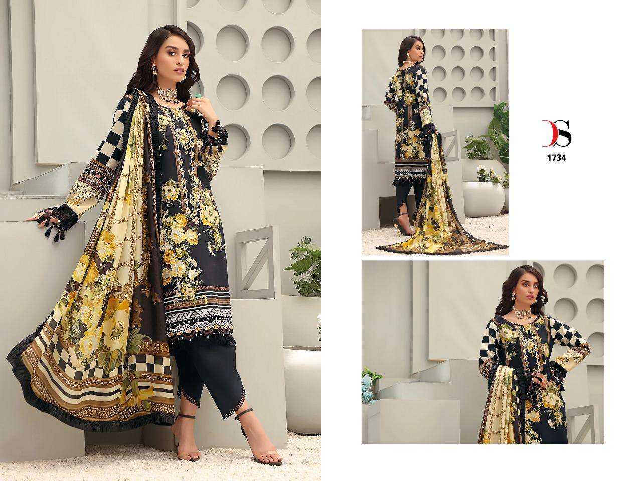 DEEPSY SUITS FIROUDS QUEENS COURT PASHMINA COLLECTION