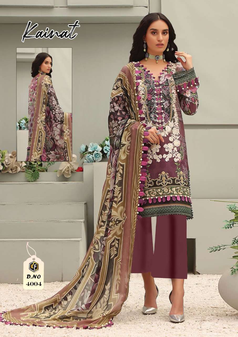 KEVAL FAB KAINAT LUXURY LAWN COLLECTION VOL 4 