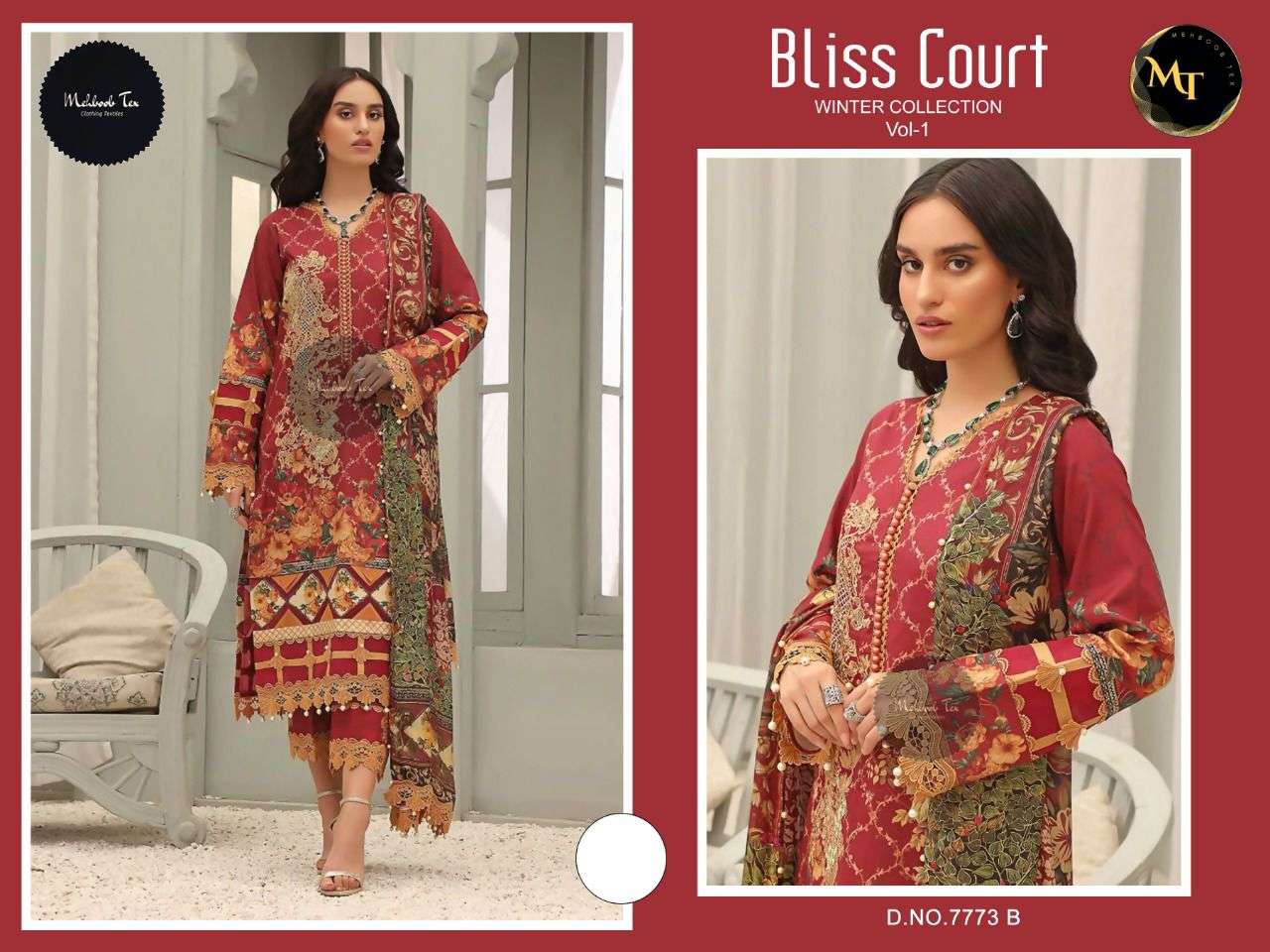 MEHBOOB TEX BLISS COURT WINTER COLLECTION VOL 1