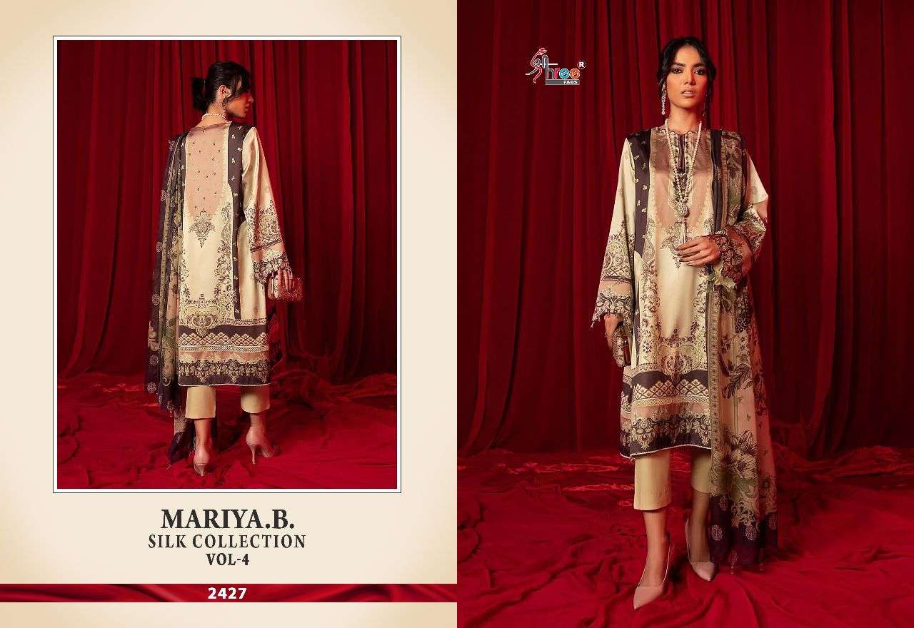 SHREE FABS MARIA B SILK COLLECTION VOL 4