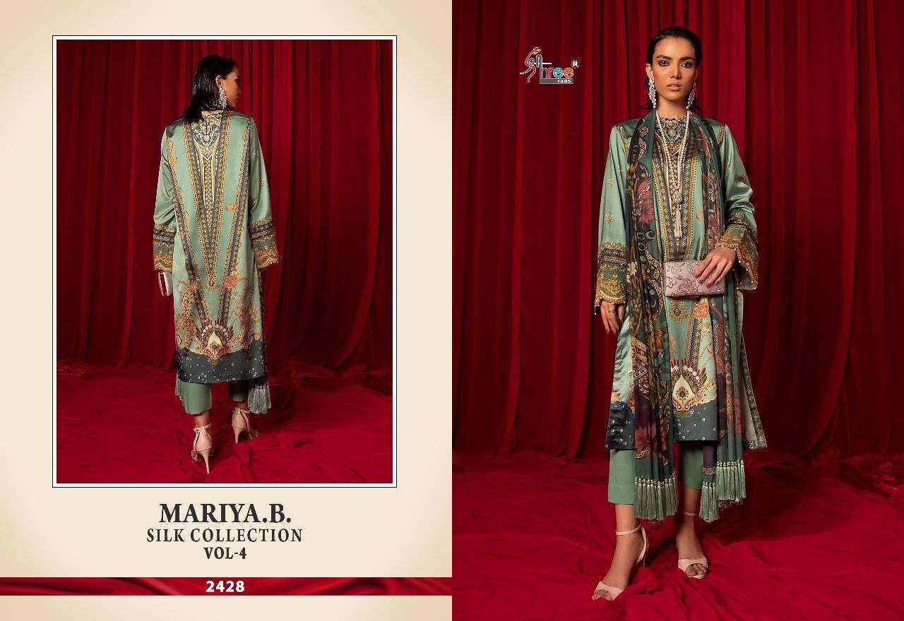 SHREE FABS MARIA B SILK COLLECTION VOL 4