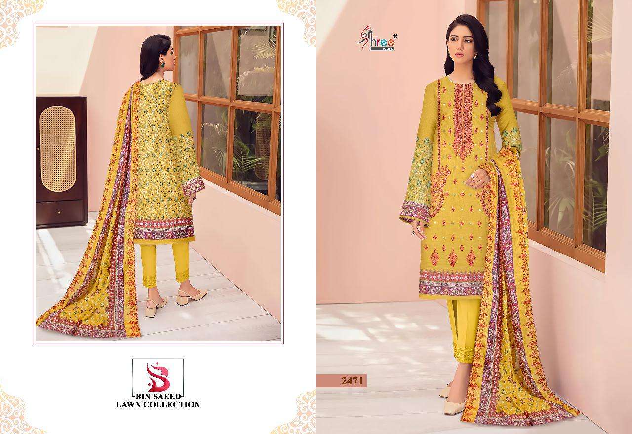 SHREE FABS BIN SAEED LAWN COLLECTION 