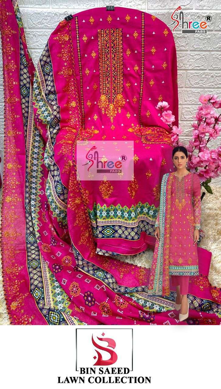 SHREE FABS BIN SAEED LAWN COLLECTION 