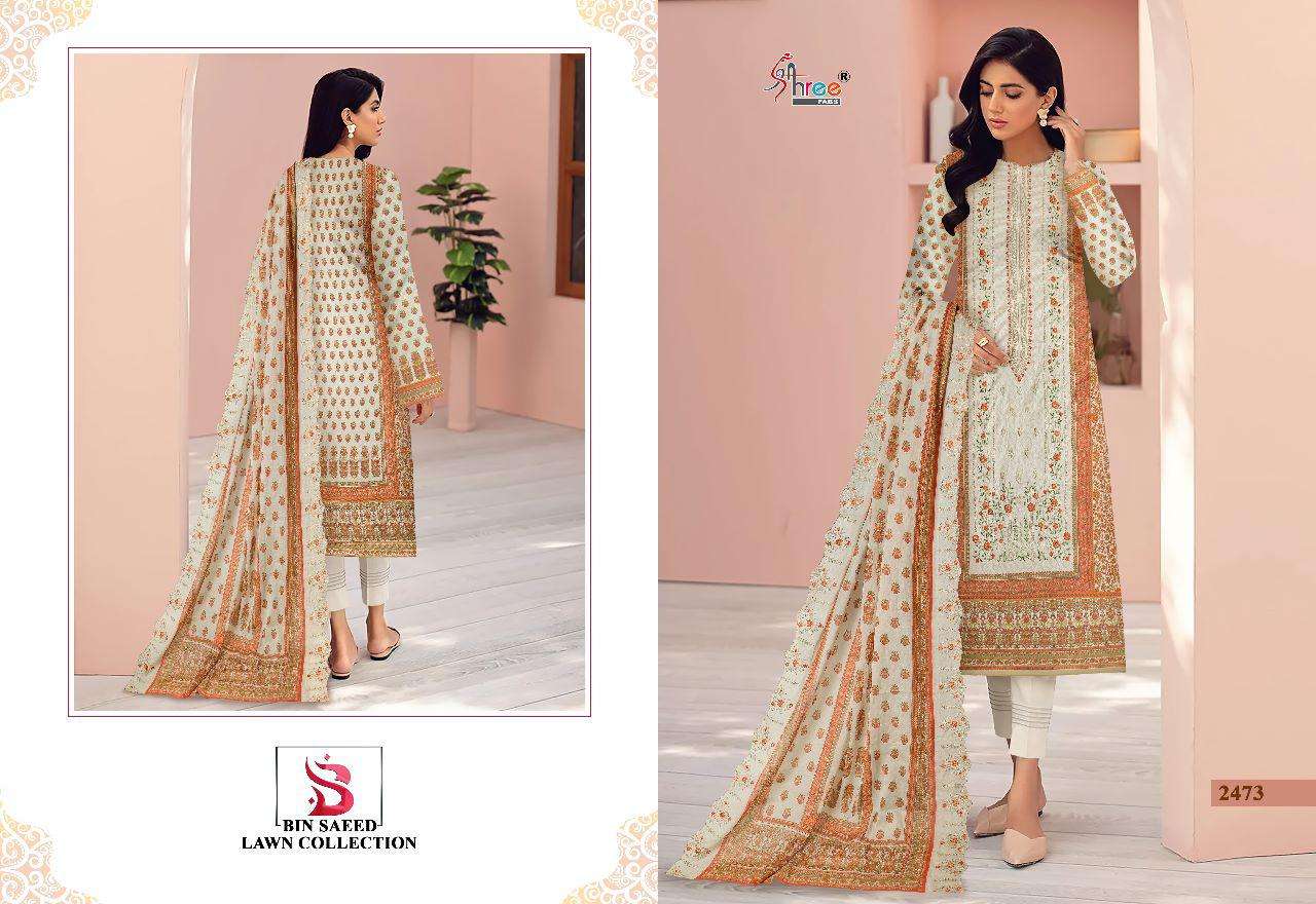 SHREE FABS BIN SAEED LAWN COLLECTION 