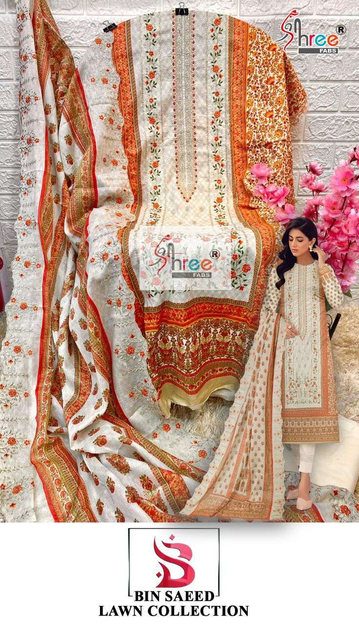 SHREE FABS BIN SAEED LAWN COLLECTION 