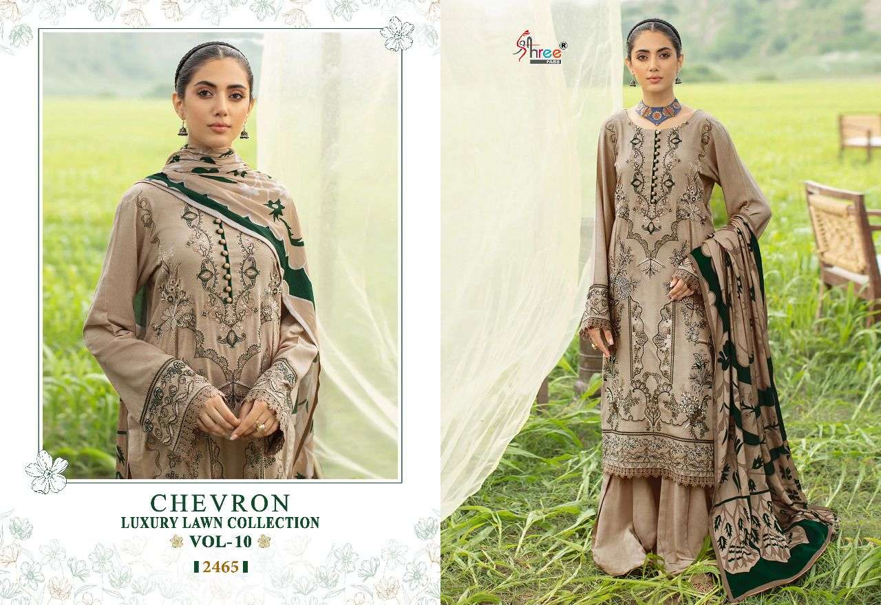 SHREE FABS CHEVRON LUXURY LAWN COLLECTION VOL 10