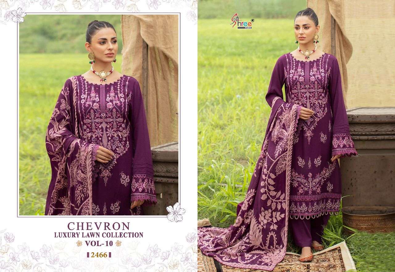 SHREE FABS CHEVRON LUXURY LAWN COLLECTION VOL 10