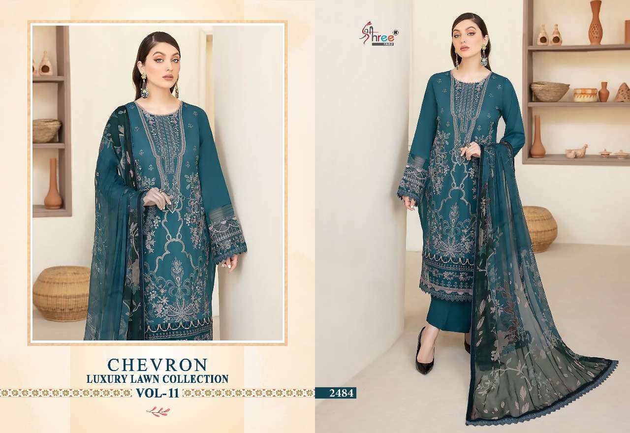 SHREE FABS CHEVRON LUXURY LAWN COLLECTION VOL 11 