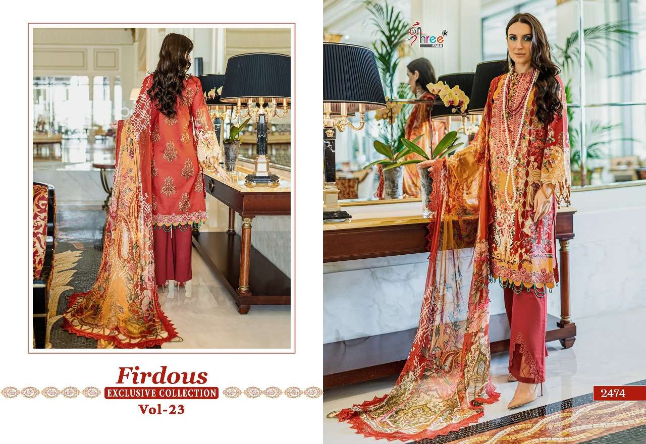 SHREE FABS FIRDOUS EXCLUSIVE COLLECTION VOL 23