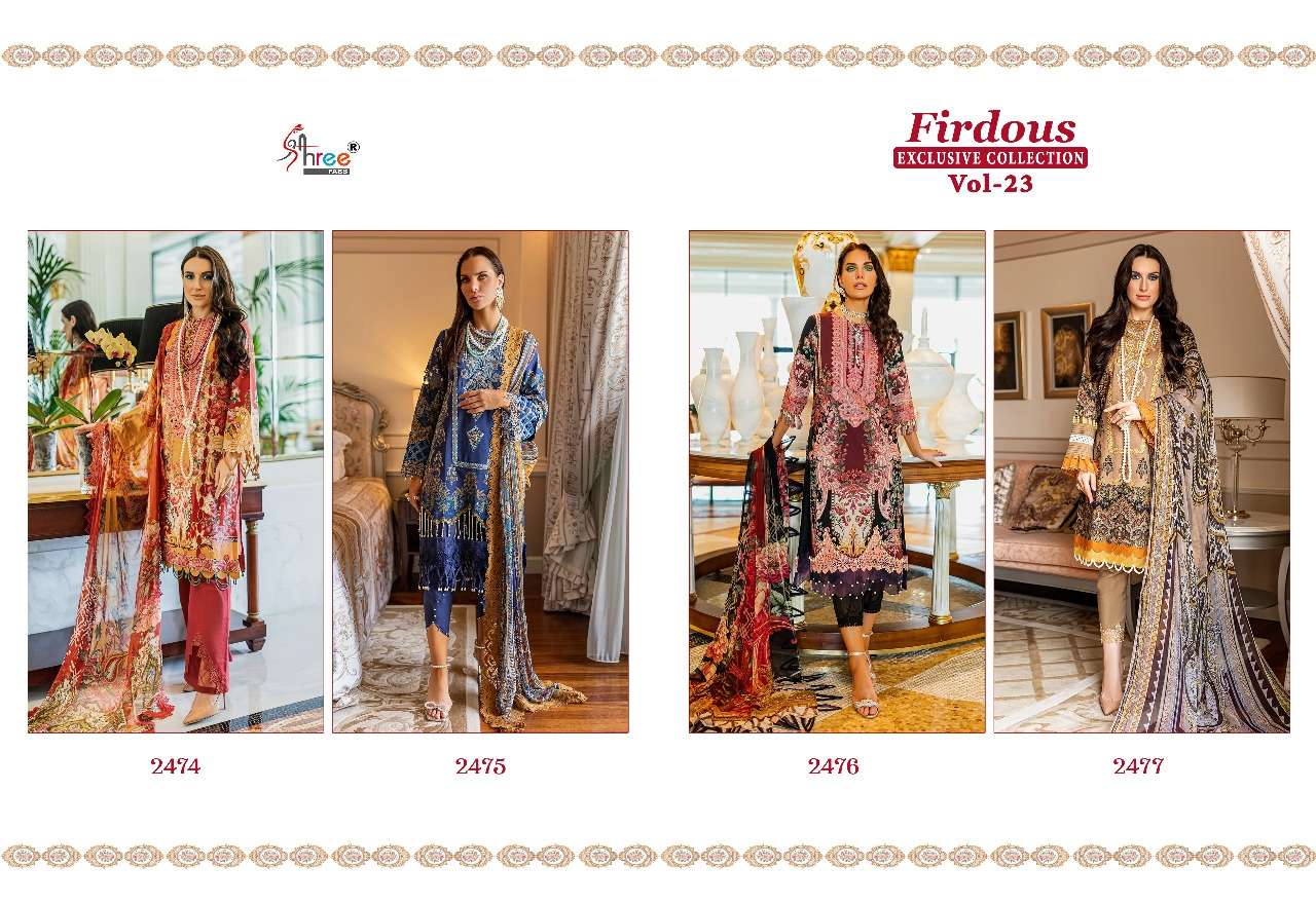 SHREE FABS FIRDOUS EXCLUSIVE COLLECTION VOL 23