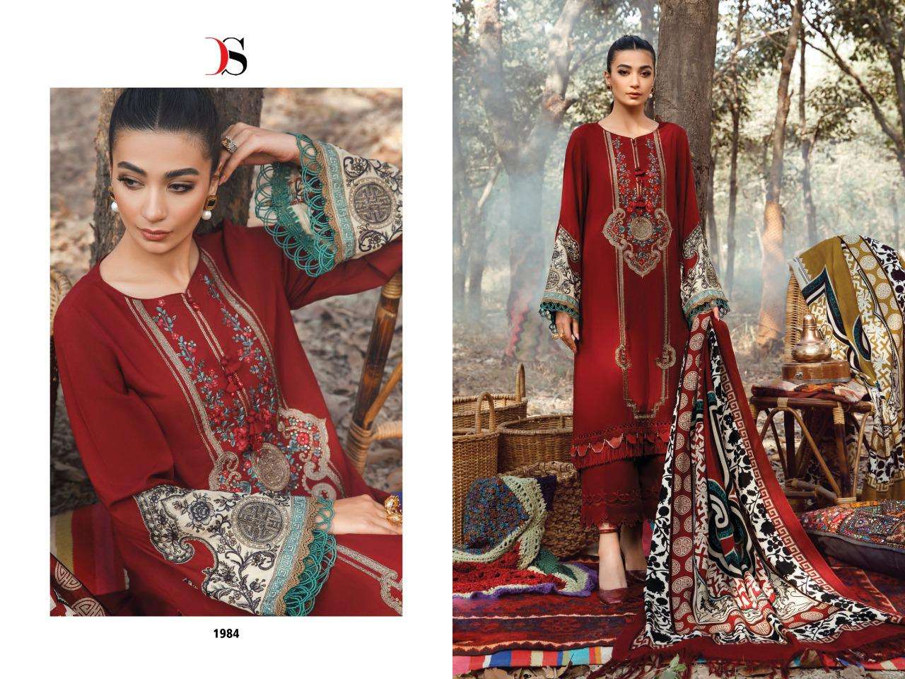 DEEPSY SUITS MARIA B EMBROIDERED LAWN