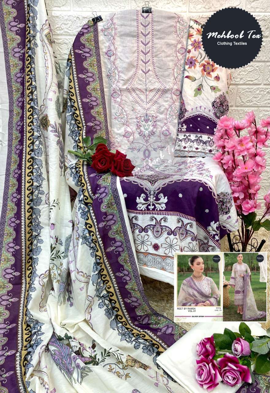 MEHBBOB TEX REET BY RAMSA LAWN COLLECTION VOL 1