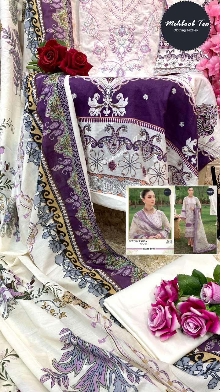 MEHBBOB TEX REET BY RAMSA LAWN COLLECTION VOL 1