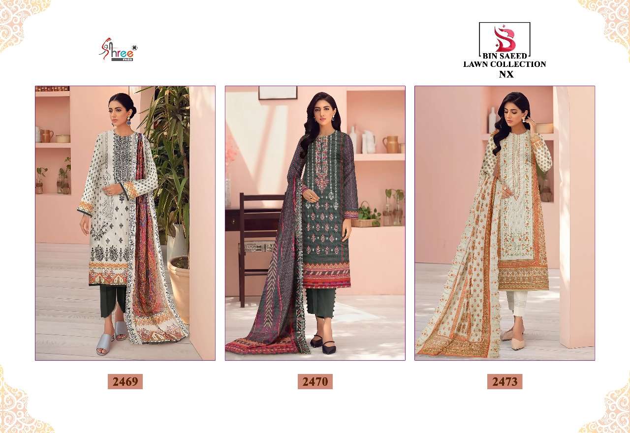 SHREE FABS BIN SAEED LAWN COLLECTION NX 