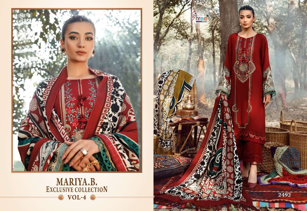 SHREE FABS MARIA B EXCLUSIVE COLLECTION VOL 4 