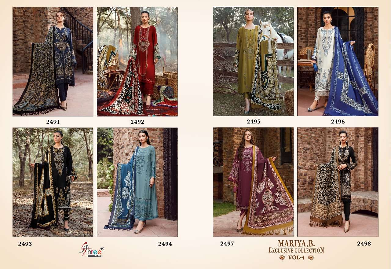 SHREE FABS MARIA B EXCLUSIVE COLLECTION VOL 4 