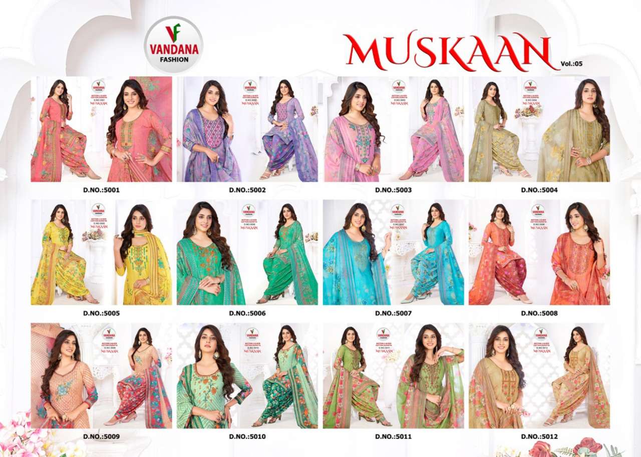 VANDANA FASHION MUSKAN VOL 5 