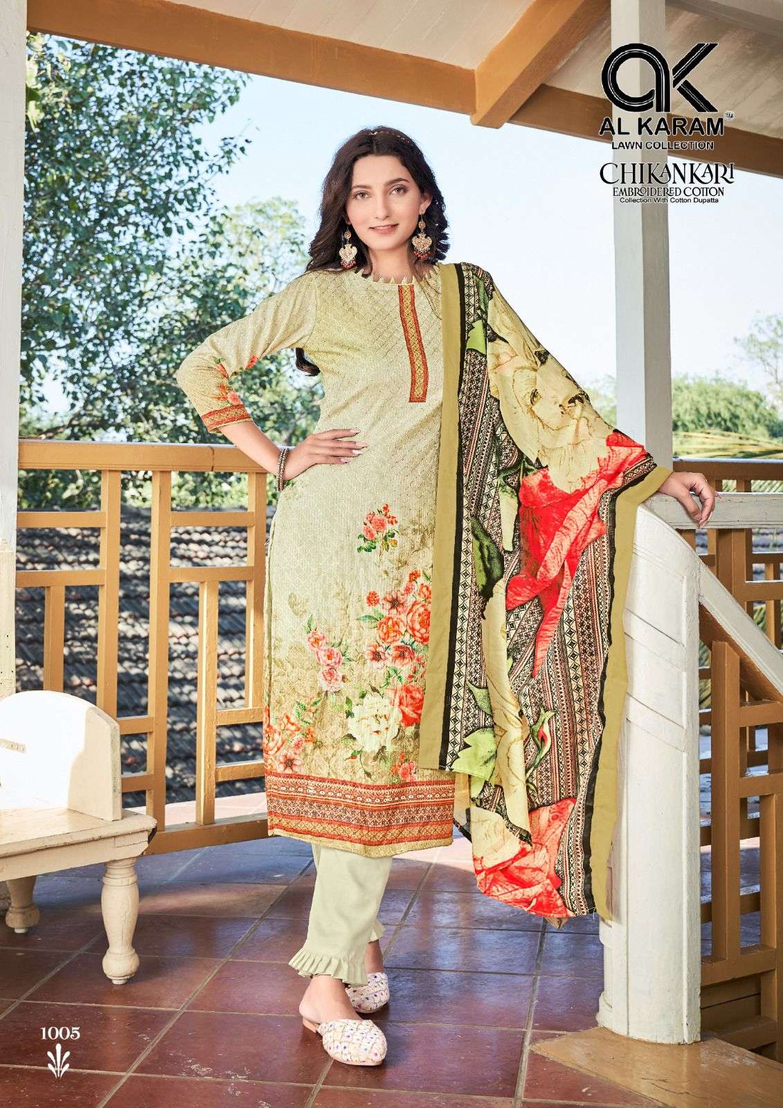 AL KARAM CHIKANKARI EMBROIDERED COTTON COLLECTION