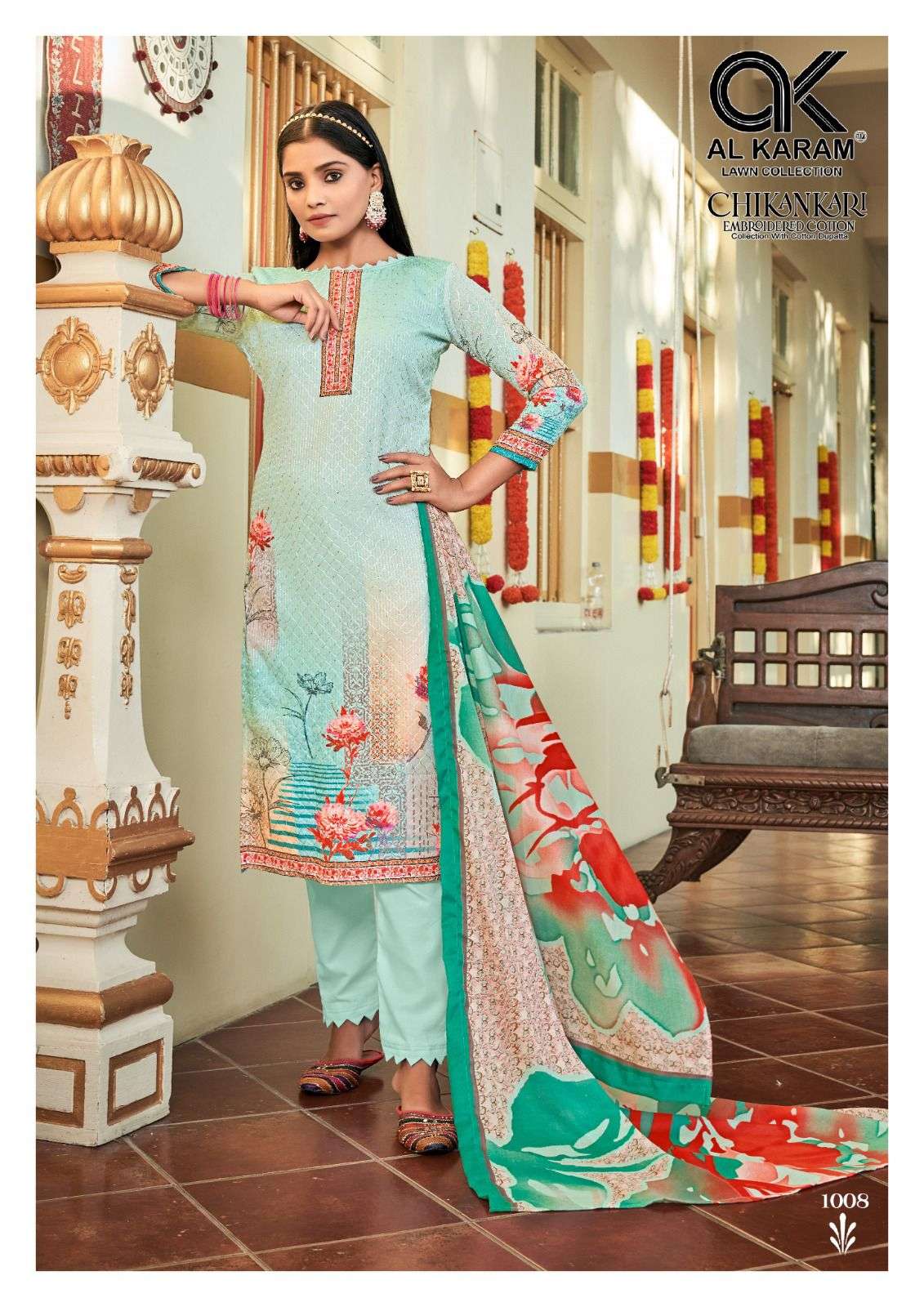 AL KARAM CHIKANKARI EMBROIDERED COTTON COLLECTION