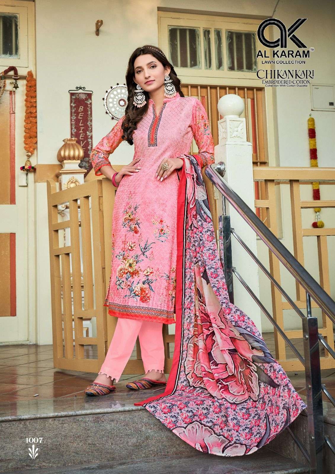 AL KARAM CHIKANKARI EMBROIDERED COTTON COLLECTION