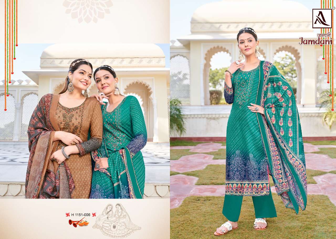 ALOK SUITS JAMDANI