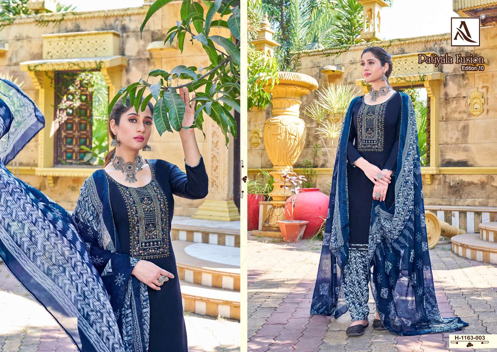 ALOK SUITS PATIYALA FUSION VOL 10 