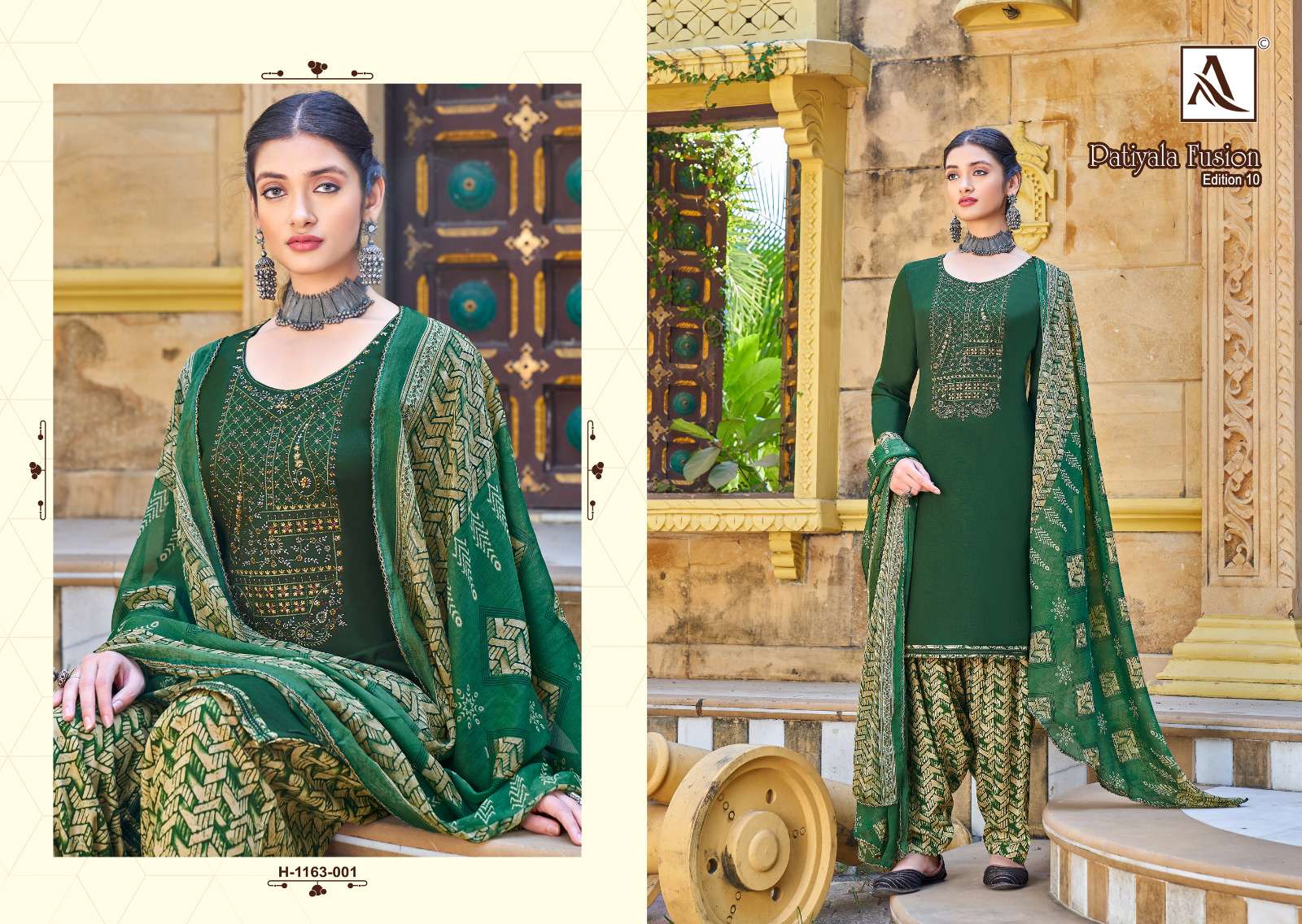 ALOK SUITS PATIYALA FUSION VOL 10 