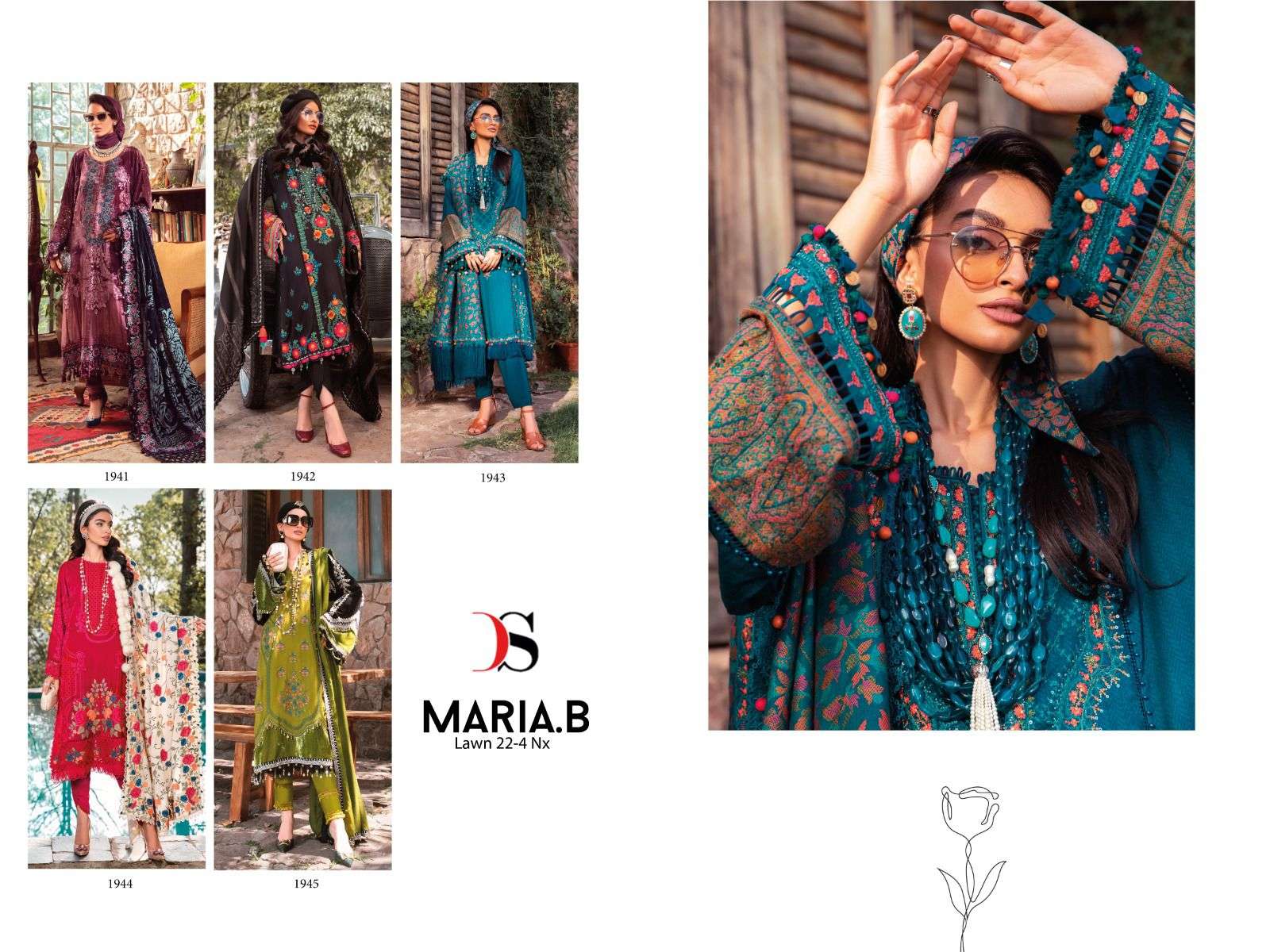 DEEPSY SUITS MARIAB LAWN 22 VOL 4 NX