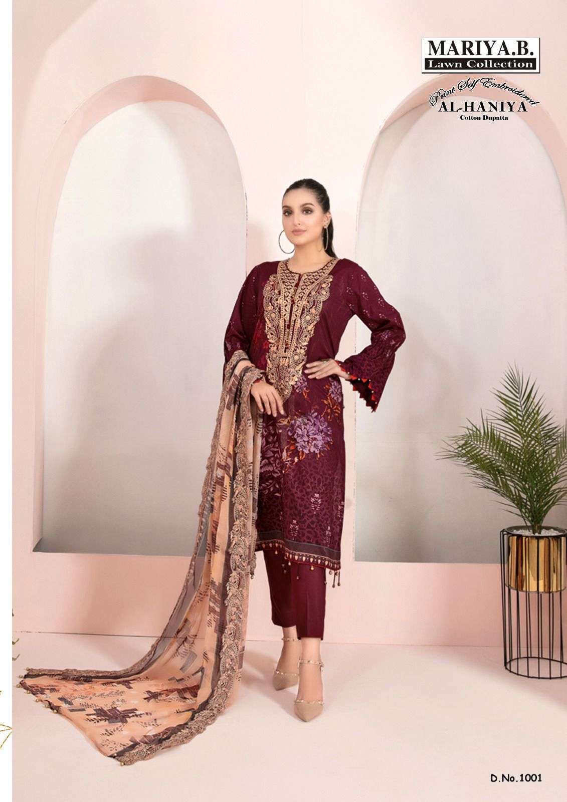 MARIYA B LAWN COLLECTION AL HANIYA