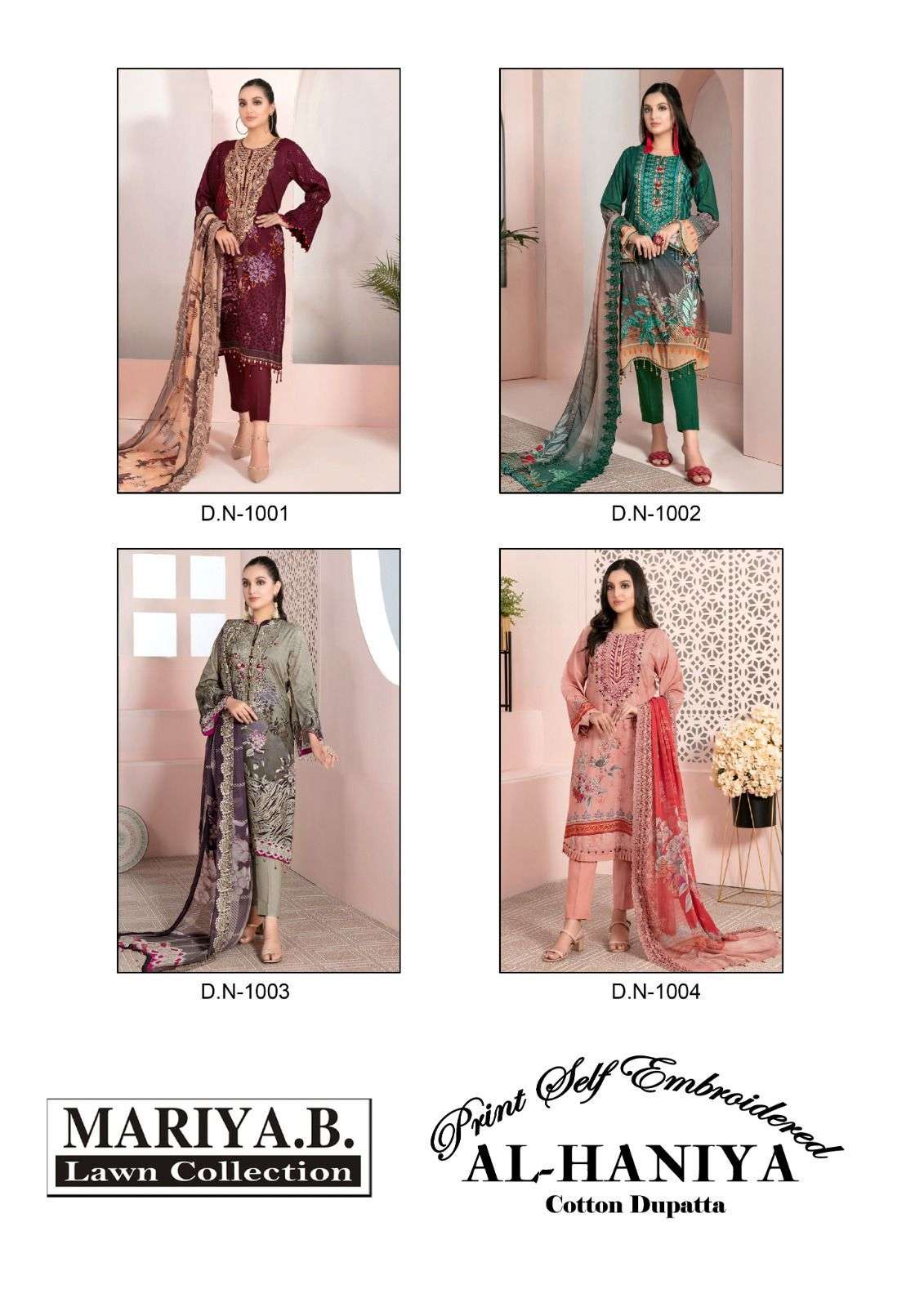 MARIYA B LAWN COLLECTION AL HANIYA