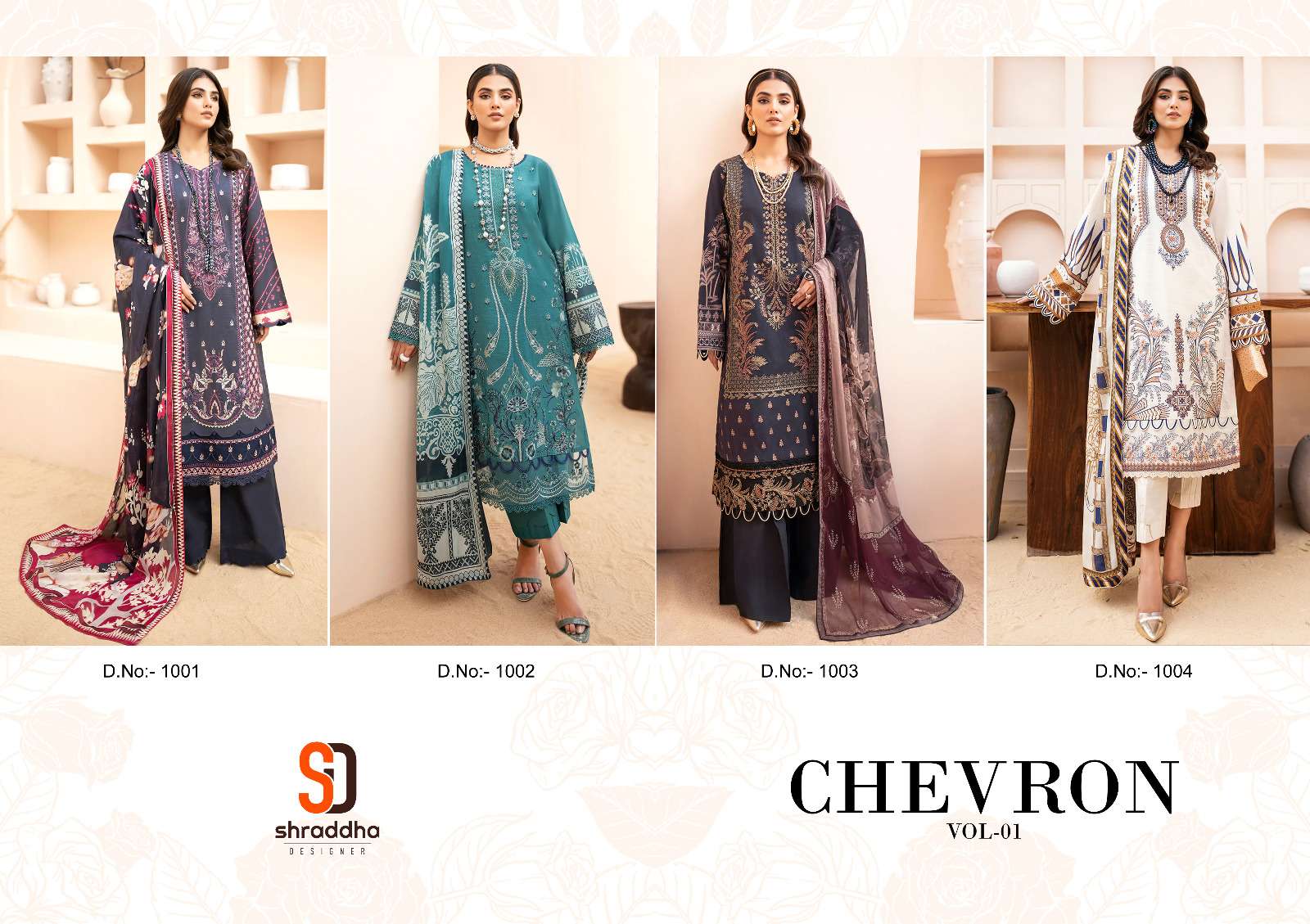 SHARADDHA DESIGNER CHEVRON VOL 1