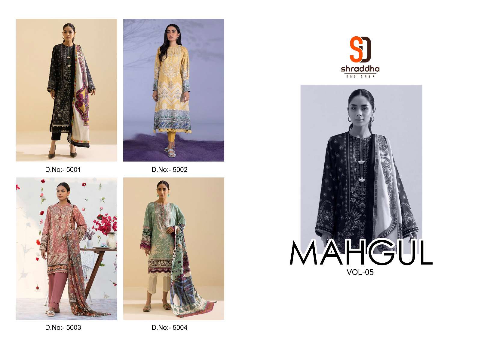 SHARADDHA DESIGNER MAHGUL VOL 5 