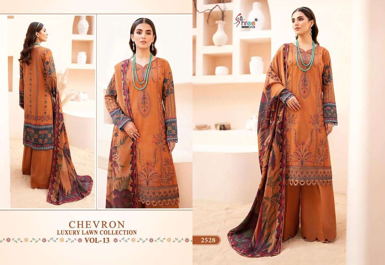 SHREE FAB CHEVRON LUXURY LAWN COLLECTION VOL 13 