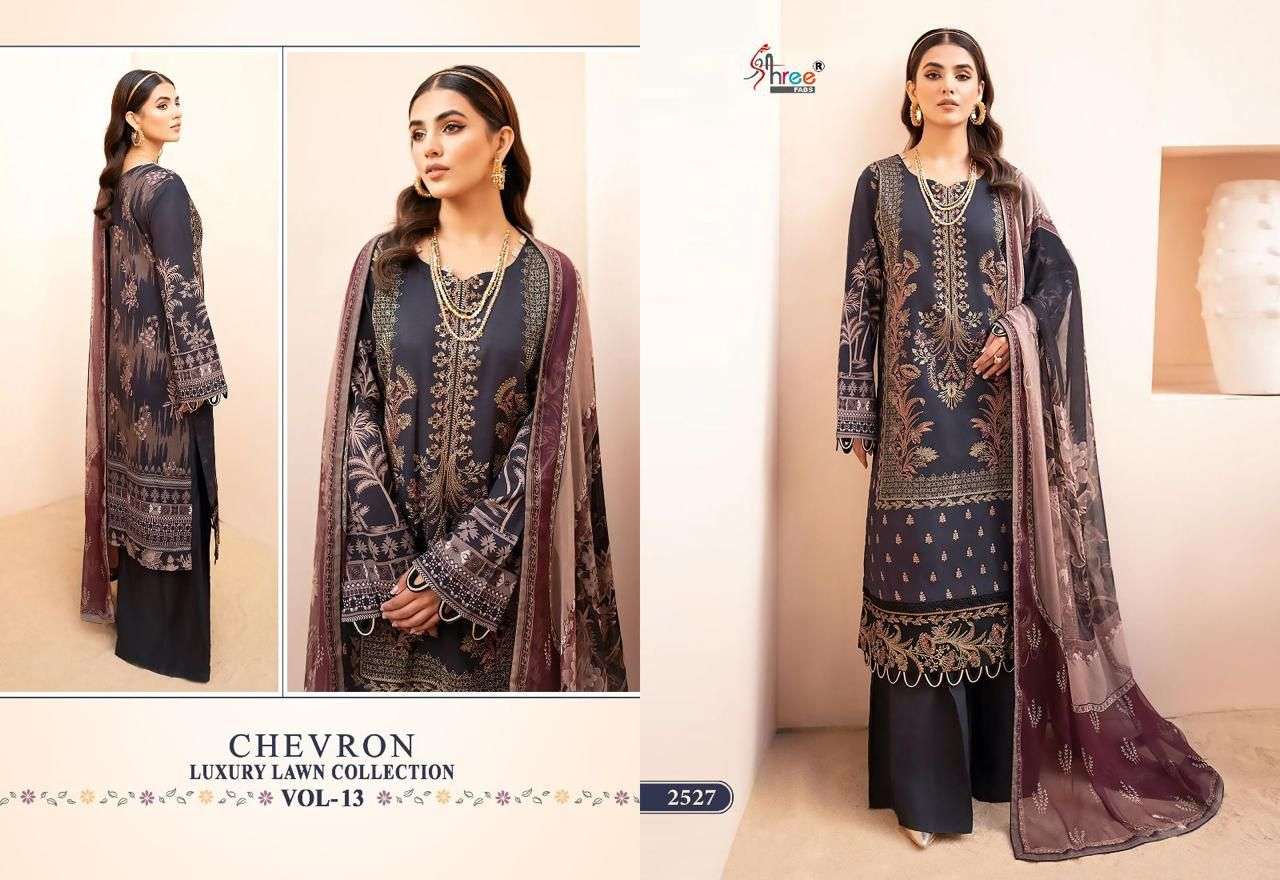 SHREE FAB CHEVRON LUXURY LAWN COLLECTION VOL 13 