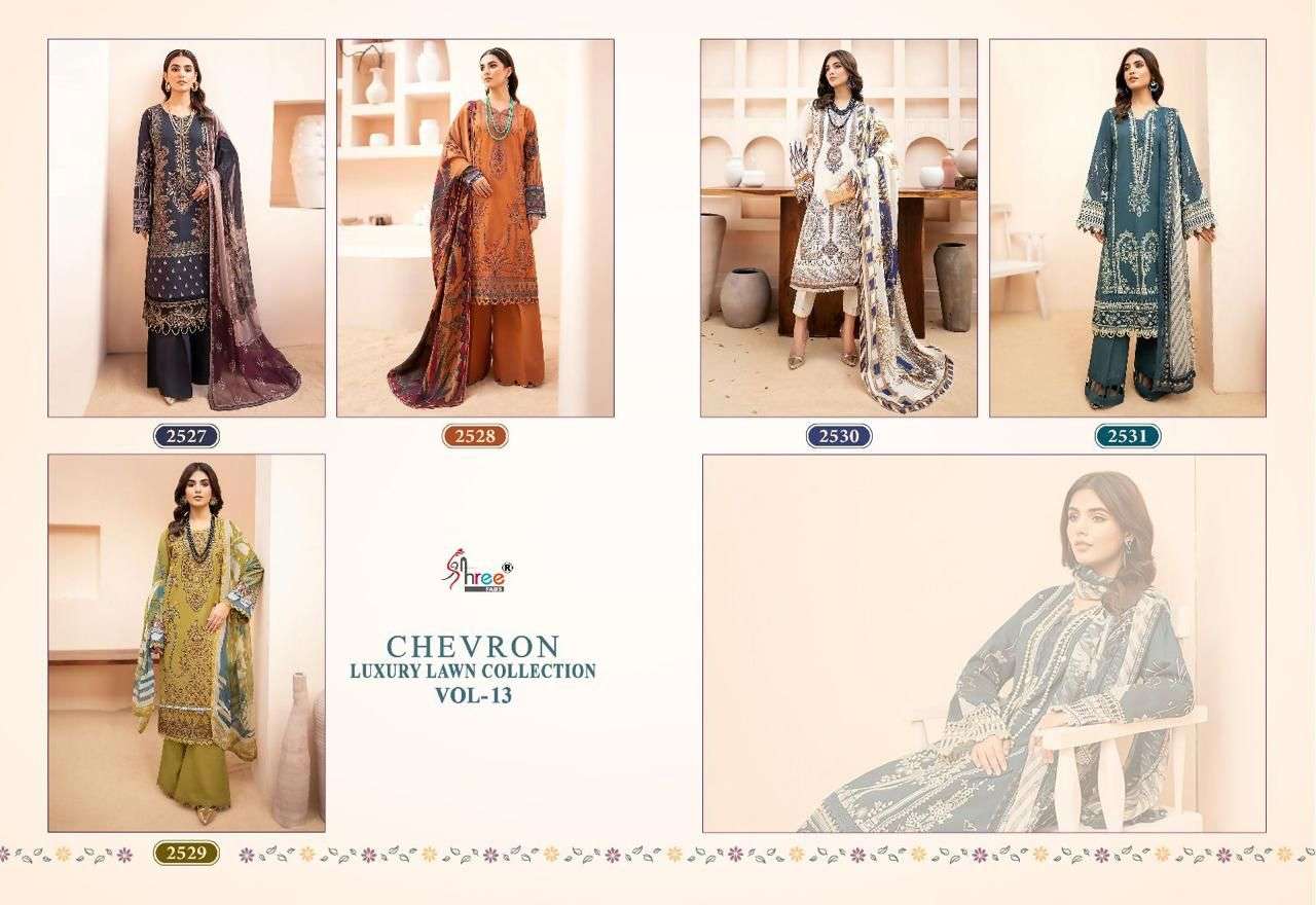 SHREE FAB CHEVRON LUXURY LAWN COLLECTION VOL 13 