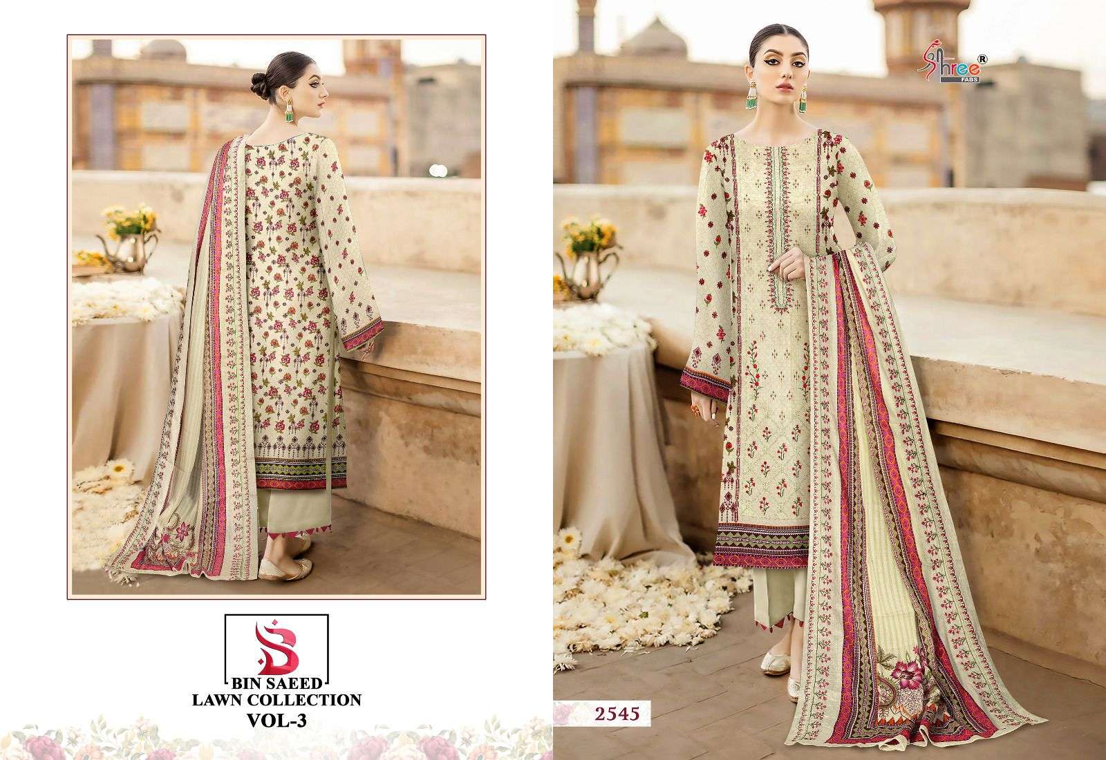 SHREE FABS BIN SAEED LAWN COLLECTION VOL 3 