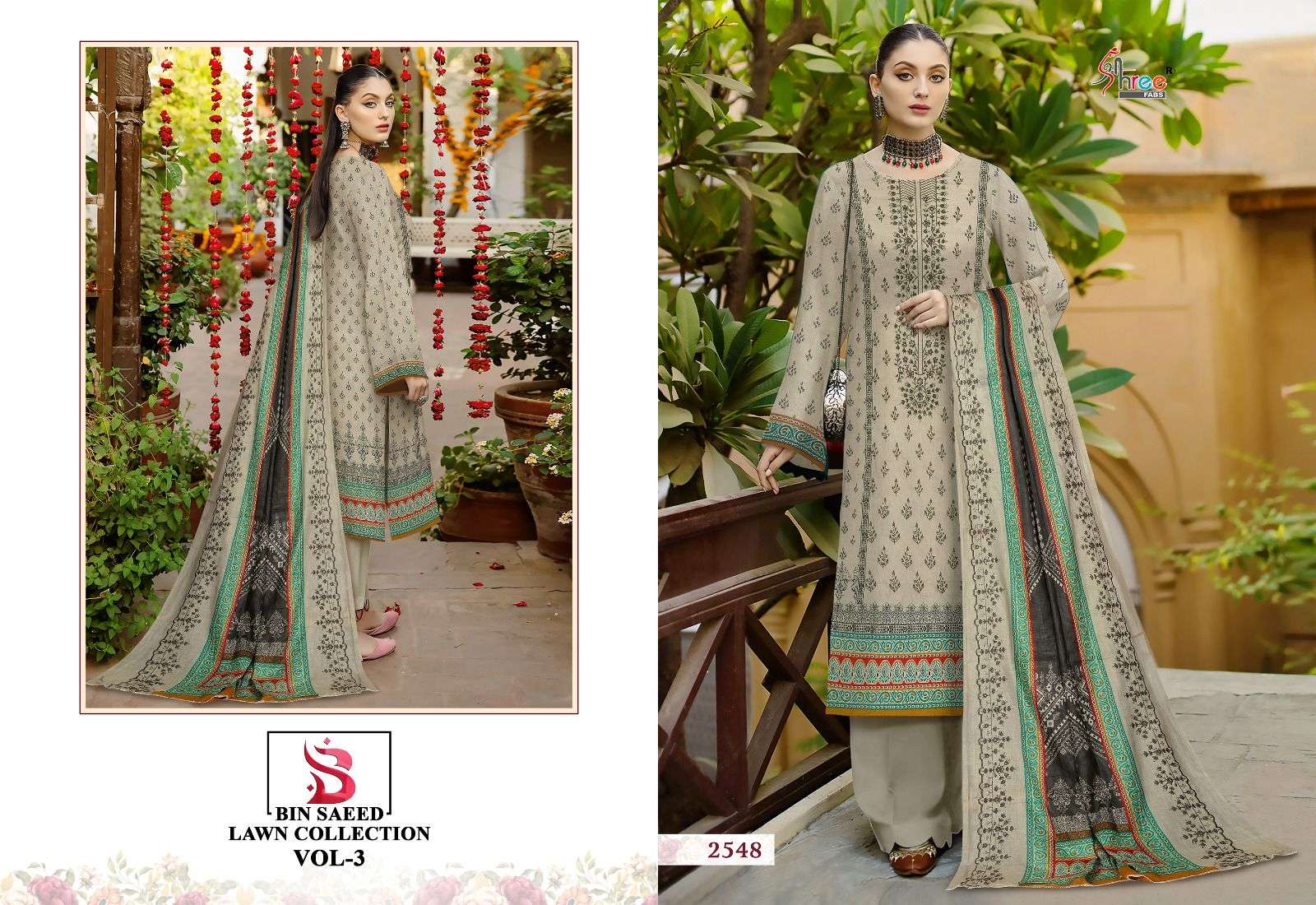 SHREE FABS BIN SAEED LAWN COLLECTION VOL 3 