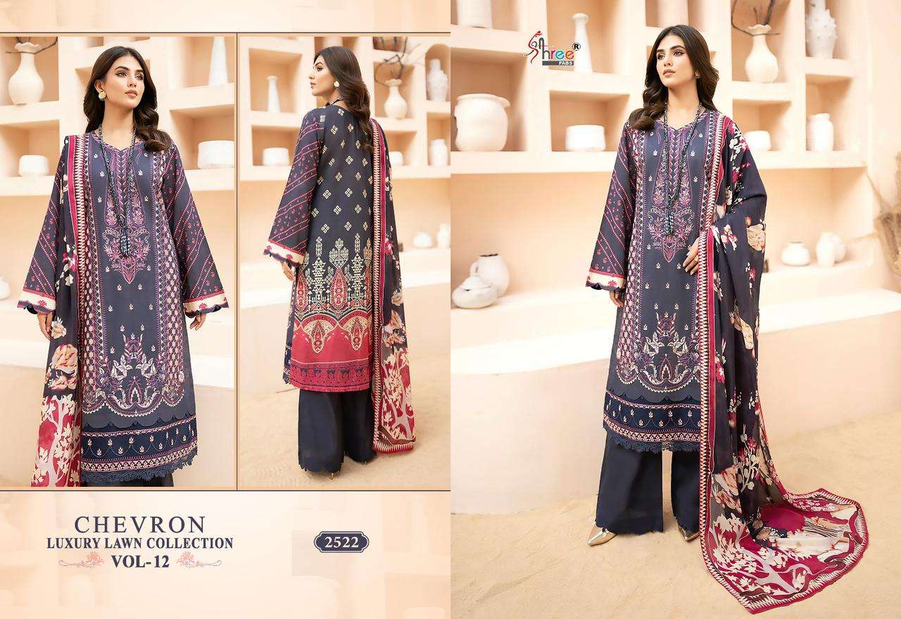 SHREE FABS CHEVRON LUXURY LAWN COLLECTION VOL 12