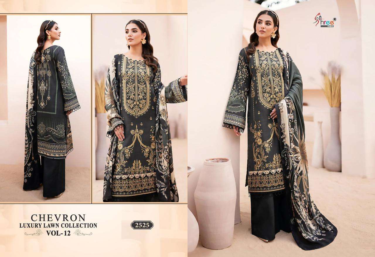 SHREE FABS CHEVRON LUXURY LAWN COLLECTION VOL 12