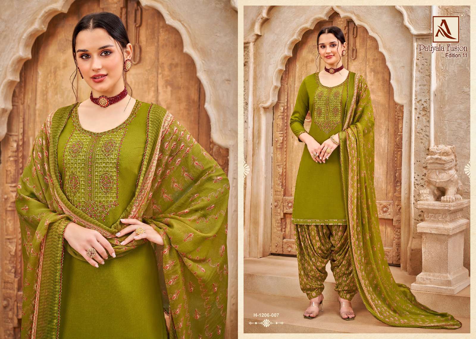 ALOK SUITS PATIYALA FUSION VOL 10 SERIES 2