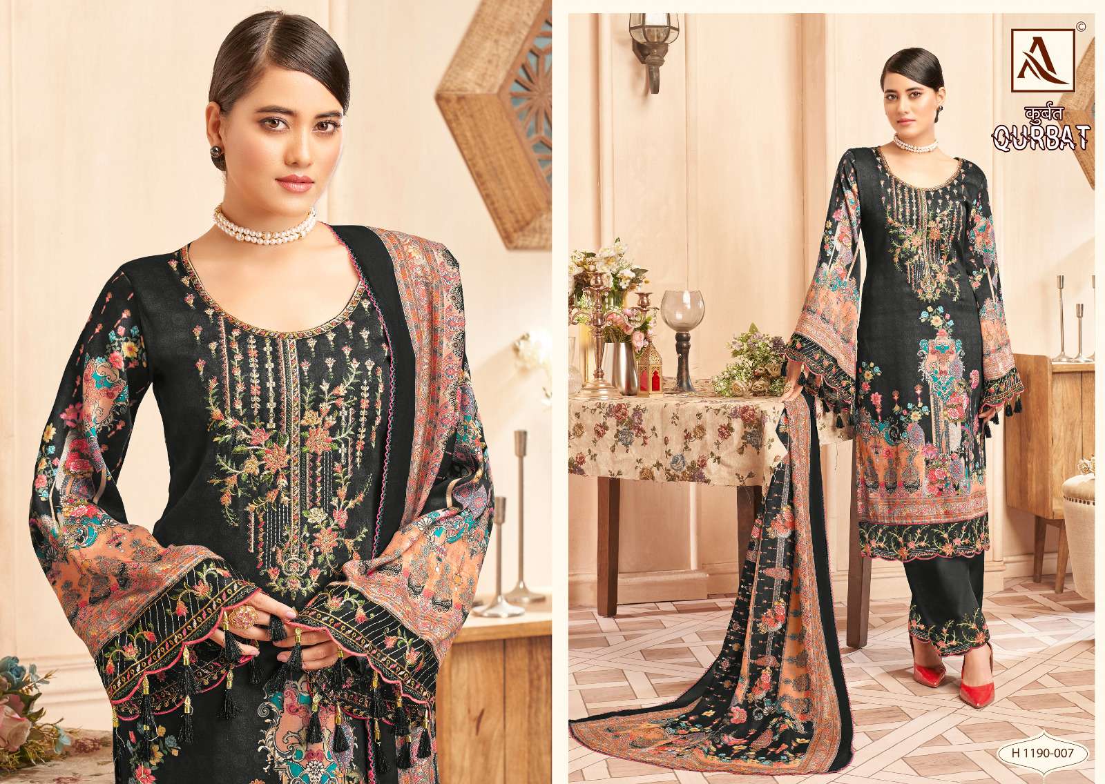 ALOK SUITS QURBAT VOL 9 