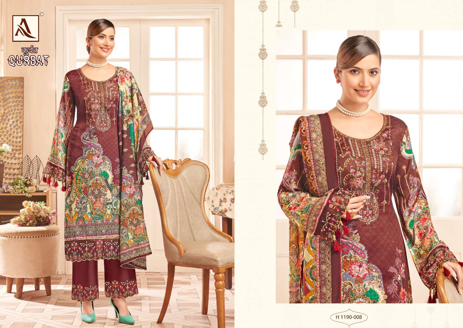 ALOK SUITS QURBAT VOL 9 