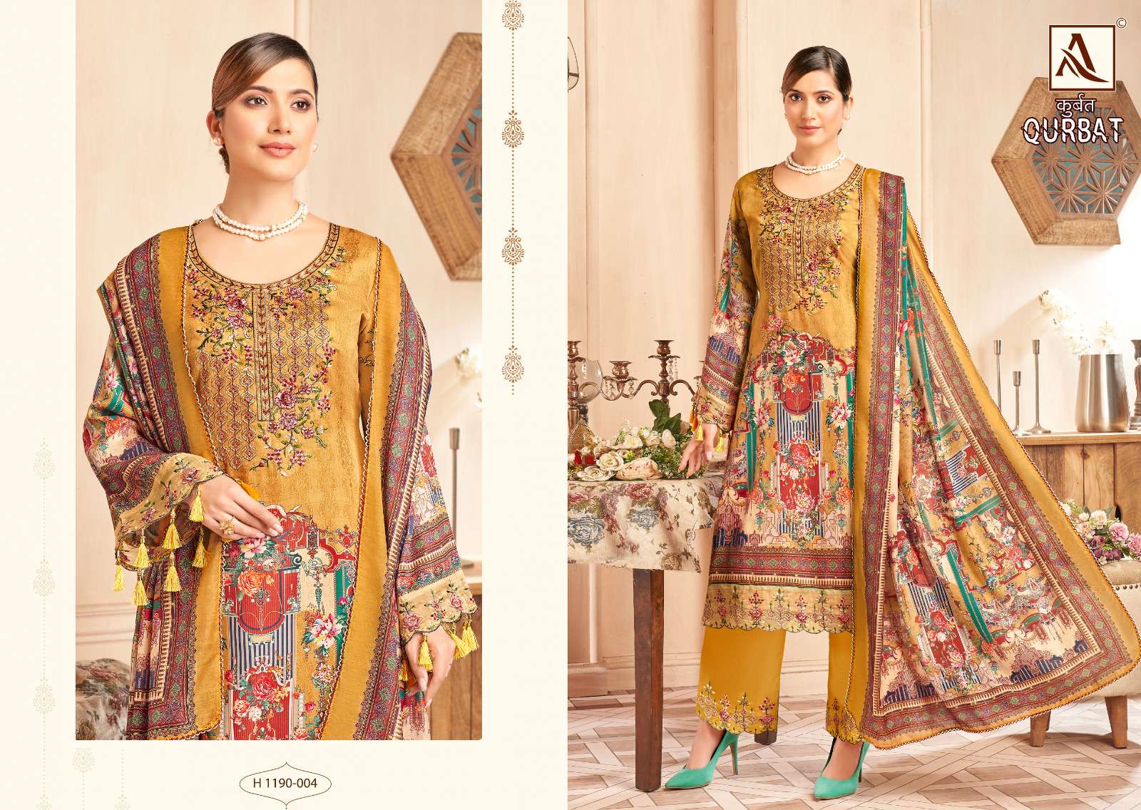 ALOK SUITS QURBAT VOL 9 