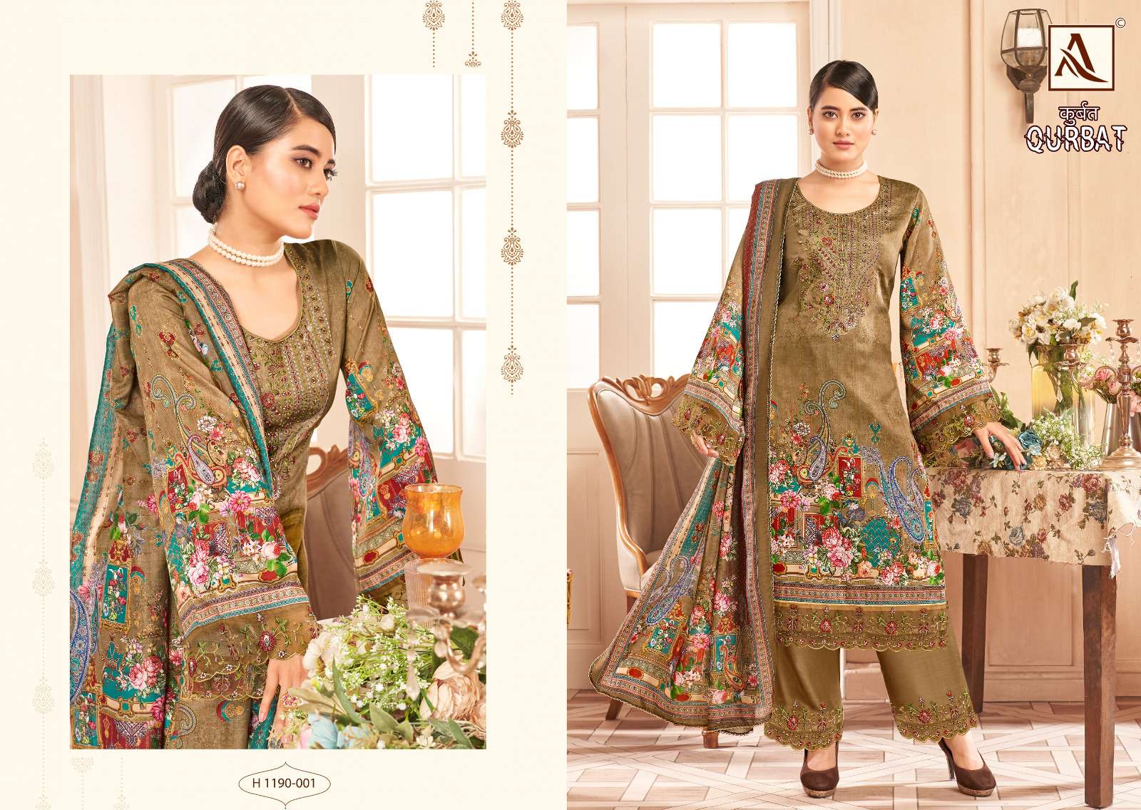 ALOK SUITS QURBAT VOL 9 